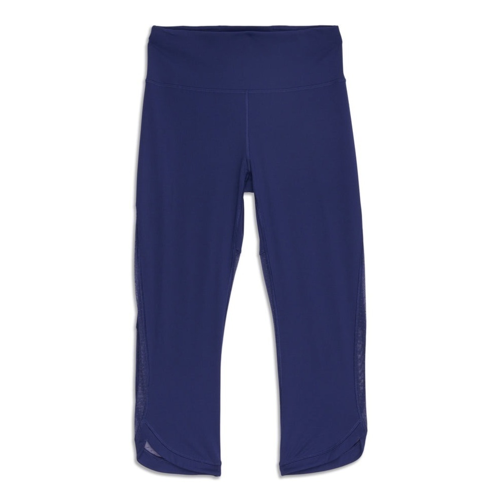 Lululemon Revitalize Crop Leggings, Blue, Cropped Leggings, Size 4